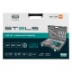 Набор инструментов, 1/4", 3/8", 1/2", Cr-V, S2, усиленный кейс, 216 предметов Stels

