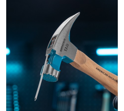 Молоток-гвоздодер, 380 г, угол 75, магнит, обрезиненная рукоятка AMERICAN HICKORY GROSS
Молоток-гвоздодер, 380 г, угол 75, магнит, обрезиненная рукоятка AMERICAN HICKORY GROSS