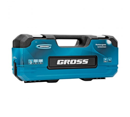 Набор инструментов, 1/2", CrV, 120 зубьев, 24 предмета Gross
Набор инструментов, 1/2", CrV, 120 зубьев, 24 предмета Gross