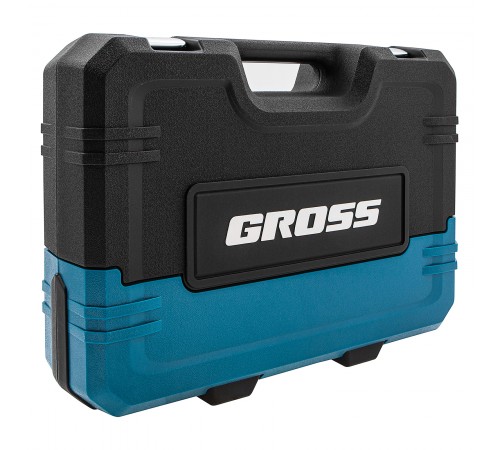 Набор инструментов, 1/4", 1/2", CrV, 120 зубьев, 76 предметов Gross
Набор инструментов, 1/4", 1/2", CrV, 120 зубьев, 76 предметов Gross