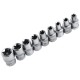 Набор инструментов 1/2", 1/4", CrV, 12 гранные головки, пластиковый кейс, 109 предмета Stels
