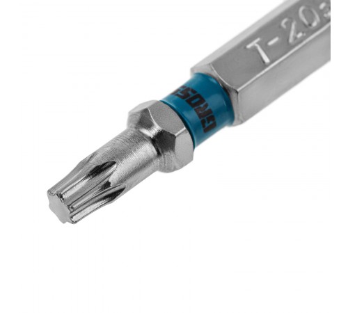 Бита Torx 20 х 50, сталь S2, 10 шт. Gross
Бита Torx 20 х 50, сталь S2, 10 шт. Gross