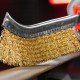 Набор щеток для дрели, 3 шт, 1 плоская, 65 мм, 50 мм "чашка", ручная металлическая Matrix
