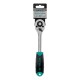 Ключ-трещотка 3/8", CrV, 72 зуба, с быстрым сбросом, матовый хром Stels
