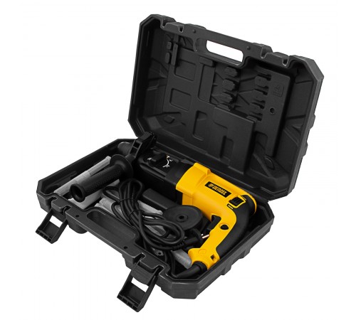 Перфоратор электрический RHH-800-26, SDS-plus, 800 Вт, 3 Дж, 3 плюс 1 реж. Denzel
Перфоратор электрический RHH-800-26, SDS-plus, 800 Вт, 3 Дж, 3 плюс 1 реж. Denzel