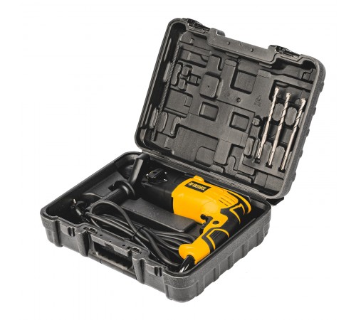 Перфоратор электрический RH-750-24, SDS-plus, 750 Вт, 2.5 Дж, 3 режима Denzel
Перфоратор электрический RH-750-24, SDS-plus, 750 Вт, 2.5 Дж, 3 режима Denzel