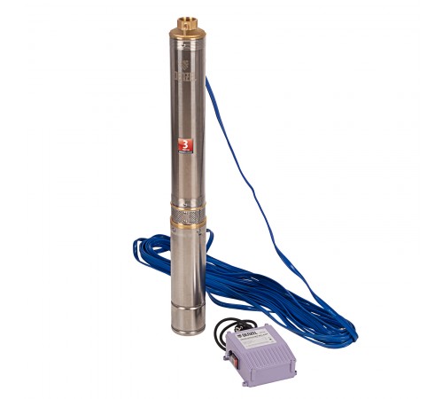 Скважинный насос DWC-4-80, центробежный, диаметр 4", 1500 Вт, 5700 л/ч, напор 80 м Denzel
