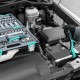 Набор инструментов, 1/4", 3/8", 1/2", Cr-V, S2, усиленный кейс, 151 предмет Stels
