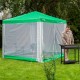 Тент садовый с москитной сеткой, 2.5 х 2.5/2.4, Camping Palisad
