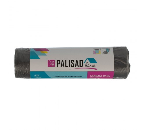Пакеты для мусора 60 л x 20 шт. серые, Home Palisad
Пакеты для мусора 60 л x 20 шт. серые, Home Palisad