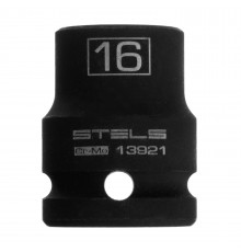 Головка ударная шестигранная, 16 мм, 1/2, CrMo Stels

