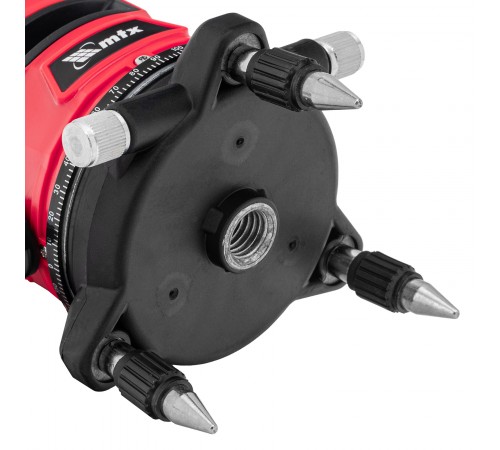 Лазерный уровень CRX-30G, 30 м, зеленый луч, батарейки, резьба 5/8" MTX
