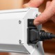 Конвектор электрический плинтусный ATRIC-300, 230 В, 300 Вт, ТЭН Denzel
