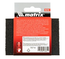 Губка для шлифования, 100 х 70 х 25 мм, средняя плотность, P 100 Matrix
