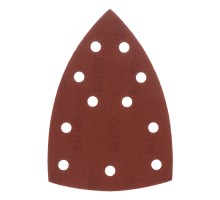 Треугольник абразивный на ворc. подложке под "липучку", перф., P 180, 150х150х100 мм, 5 шт. Denzel
