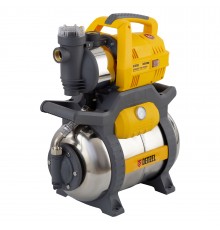 Насосная станция PSХ950X, Х-Pro, 950 Вт, 3300 л/ч, ресивер 24 л, подъем 38 м, нержавейка Denzel
