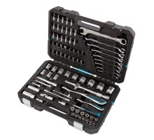 Набор инструментов, 1/4", 1/2", CrV, 120 зубьев, 82 предмета Gross
