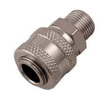 Муфта универсальная быстросъемная ("мама") 3/8, внешняя резьба, 2 шт, Stels
