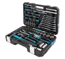 Набор инструментов, 1/4", 1/2", CrV, 120 зубьев, 76 предметов Gross
