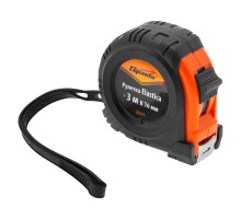 Рулетка Elastica,3 м х 16 мм,обрезиненный корпус Sparta

