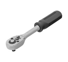 Ключ-трещотка 1/4", CrV, 45 зубьев, с быстрым сбросом, хром Matrix
