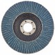 Круг лепестковый торцевой КЛТ-1, ZK10X W (цирконий) зернистость 16Н(Р 80) 125 х 22.2 мм, "БАЗ"
