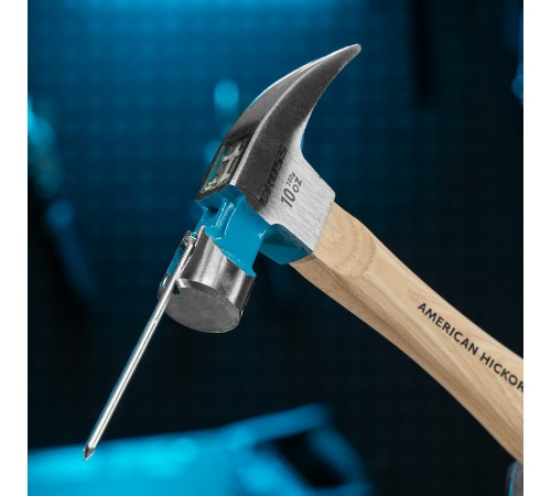 Молоток-гвоздодер, 280 г, угол 75, магнит, обрезиненная рукоятка American hickory GROSS
Молоток-гвоздодер, 280 г, угол 75, магнит, обрезиненная рукоятка American hickory GROSS
