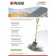 Лопата совковая, 250х295х1150 мм, деревянный лакированный черенок Palisad