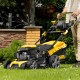 Газонокосилка бензиновая GLD-460SP-VE, 146 см3, шир. 46см, привод, вариатор, эл.старт, 60 л Denzel