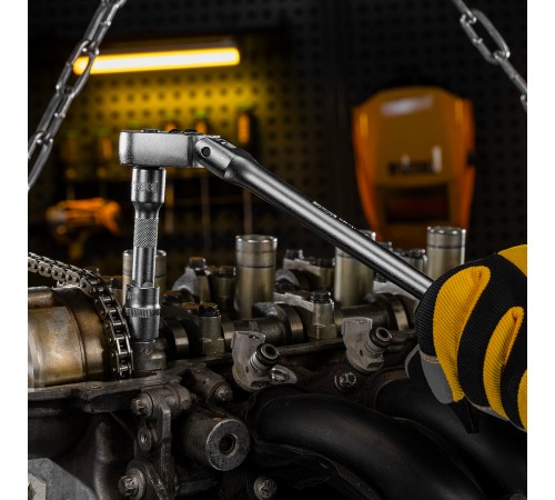 Набор инструментов, 1/2", 1/4", 3/8", CrV, S2, пластиковый кейс, 144 предмета Denzel
Набор инструментов, 1/2", 1/4", 3/8", CrV, S2, пластиковый кейс, 144 предмета Denzel
