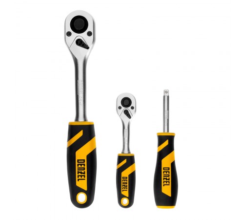 Набор инструментов, 1/2", 1/4", CrV, S2, пластиковый кейс, 109 предметов Denzel
Набор инструментов, 1/2", 1/4", CrV, S2, пластиковый кейс, 109 предметов Denzel