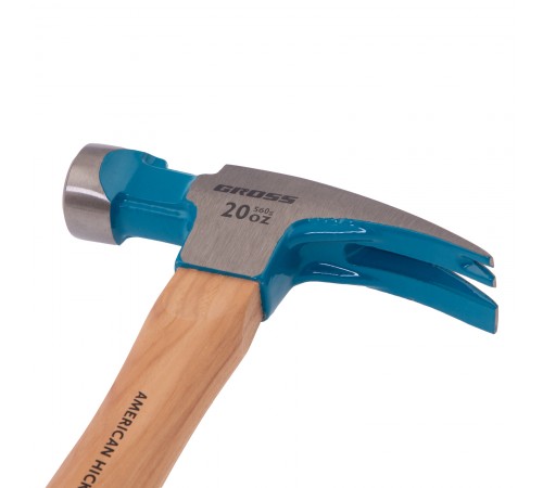 Молоток-гвоздодер,560 г, угол 75, магнит, обрезиненная рукоятка AMERICAN HICKORY GROSS
Молоток-гвоздодер,560 г, угол 75, магнит, обрезиненная рукоятка AMERICAN HICKORY GROSS