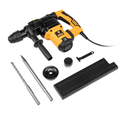 Перфоратор электрический RHV-1050-38-max, SDS-max, 1050 Вт, 10 Дж, 2 плюс 1 режим Denzel
