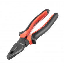 Плоскогубцы комбинированные Black Nickel, 200 мм, двухкомпонентные рукоятки Matrix
