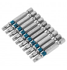 Бита Torx 25 х 50, сталь S2, 10 шт. Gross
