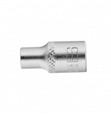 Головка торцевая 1/4, Е6, CrV Stels
