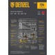 Набор инструментов, 1/2", 1/4", CrV, S2, пластиковый кейс, 194 предмета Denzel