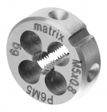 Плашка М5 х 0.8 мм, Р6М5 Matrix
