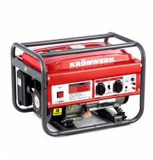 Генератор бензиновый LK 3500, 2.8 кВт, 230 В, бак 15 л, ручной старт Kronwerk
