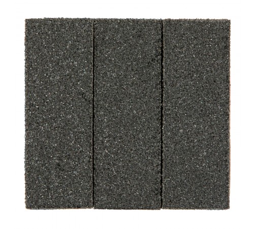 Губка для шлифования, 100 х 70 х 25 мм, мягкая, 3 шт, P 60/80, P 60/100, P 80/120 Matrix

