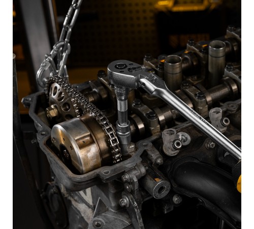 Набор инструментов, 1/2", 1/4", 3/8", CrV, S2, пластиковый кейс, 144 предмета Denzel
Набор инструментов, 1/2", 1/4", 3/8", CrV, S2, пластиковый кейс, 144 предмета Denzel