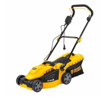 Газонокосилка электрическая GM-1600, 1600 Вт, ширина 36 см, 3 уровя, травосборник 35 л. Denzel
