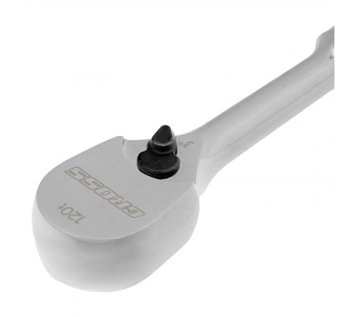 Ключ-трещотка 1/4", CrV, 120 зубьев, цельнометаллический, хром Gross
