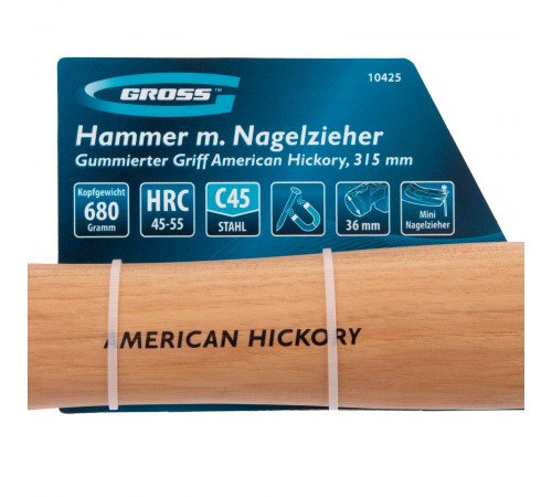 Молоток-гвоздодер, 680 г, угол 75, магнит, обрезиненная рукоятка AMERICAN HICKORY GROSS
Молоток-гвоздодер, 680 г, угол 75, магнит, обрезиненная рукоятка AMERICAN HICKORY GROSS