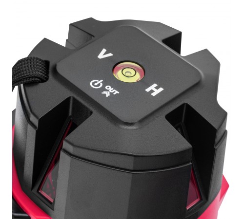 Лазерный уровень CRL-30R, 30 м, красный луч, батарейки, резьба 5/8" MTX
