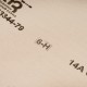 Шкурка на тканевой основе, зернистость № 6, 800 мм х 30 м, "БАЗ"