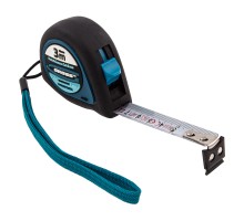 Рулетка "Ergonomisch",3 м x 16 мм,магнитный обрезиненный зацеп Gross
