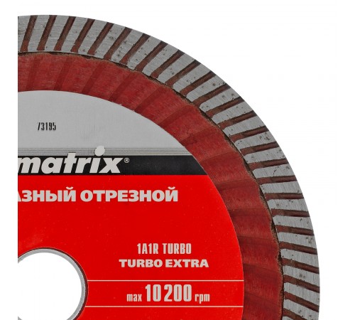 Диск алмазный, отрезной Turbo Extra, 150 х 22.2 мм, сухая резка Matrix Professional
Диск алмазный, отрезной Turbo Extra, 150 х 22.2 мм, сухая резка Matrix Professional