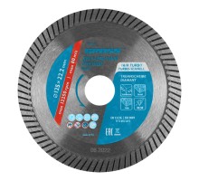 Диск алмазный, 125 х 22.2 мм, турбо, сухая резка Gross

