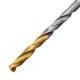 Сверло спиральное по металлу 3,2 x 65 мм, Р6М5, Golden Tip , 2шт. Denzel